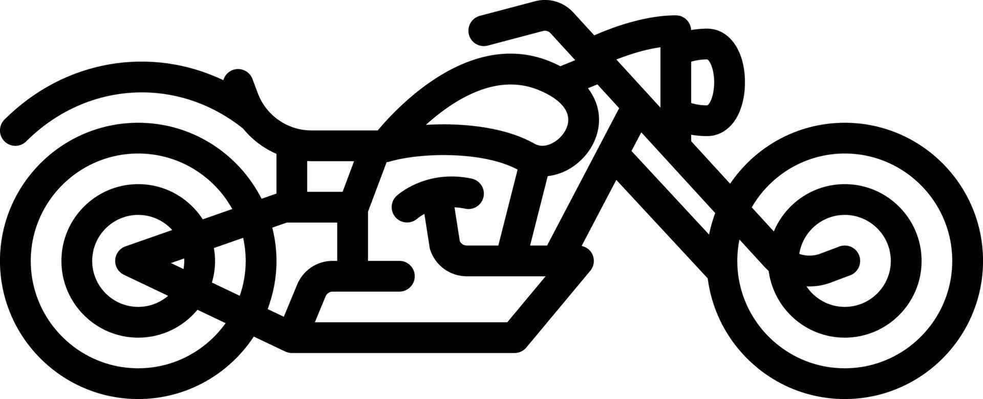 line icon for bike vector