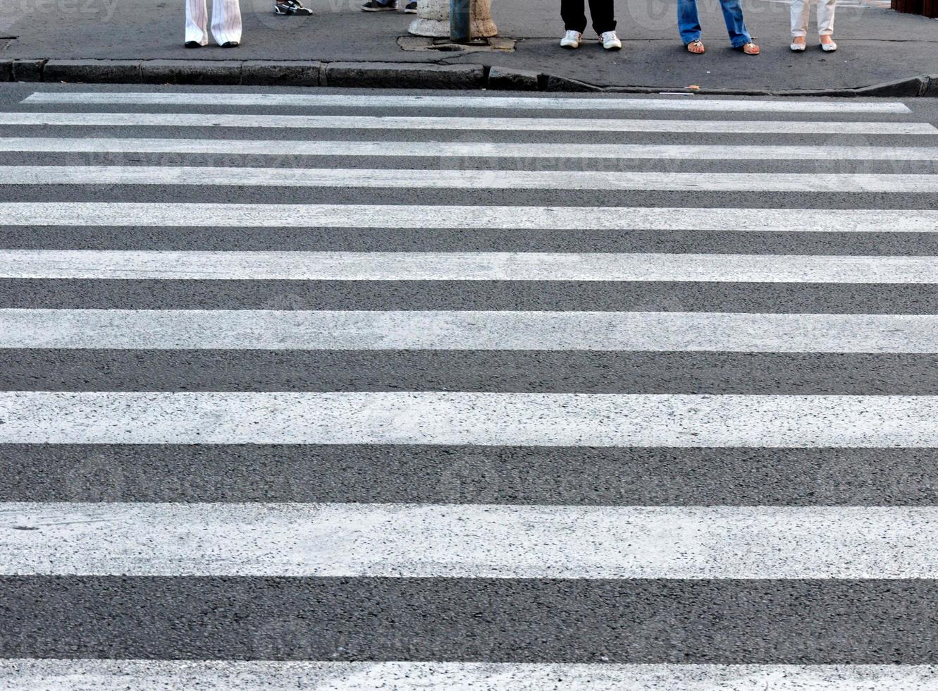 Pedestrian crossing background photo