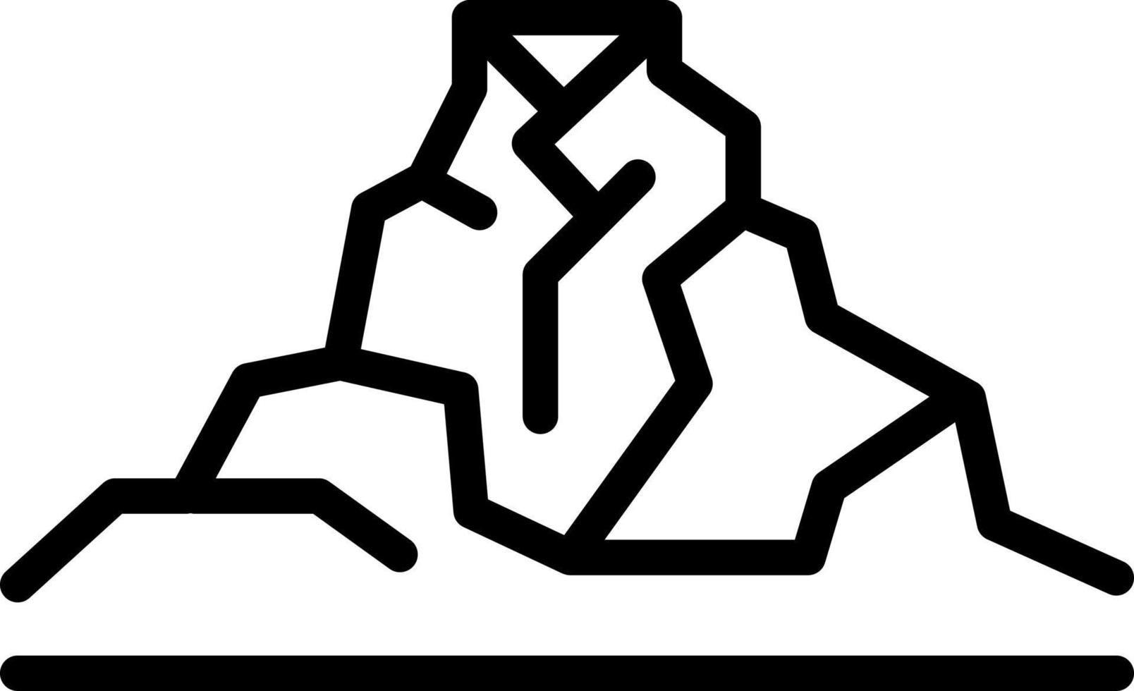 line icon for mesa vector