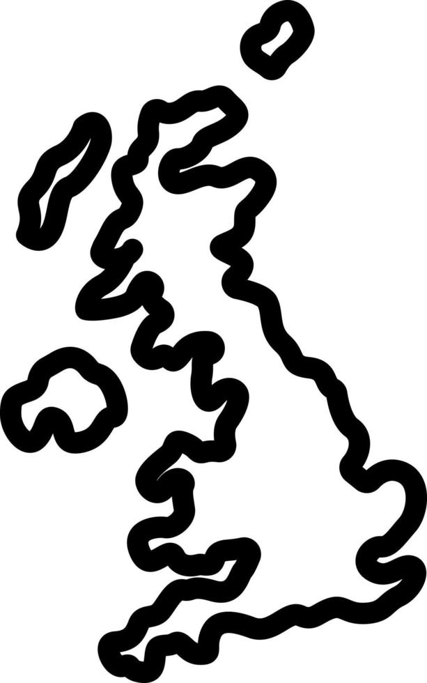 line icon for britain vector