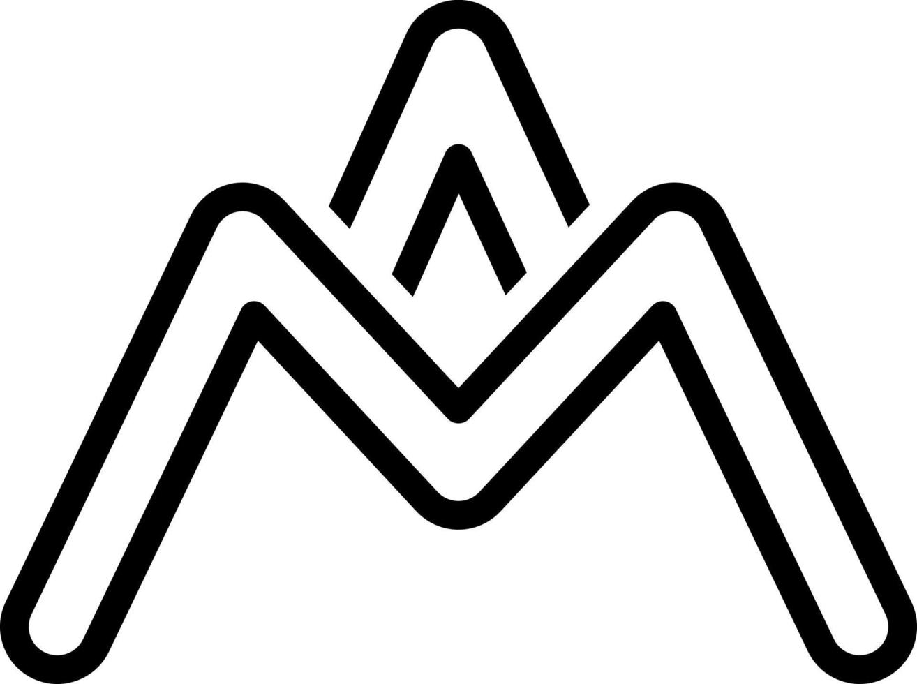 line icon for ma vector