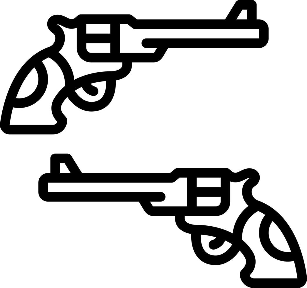 line icon for guns vector