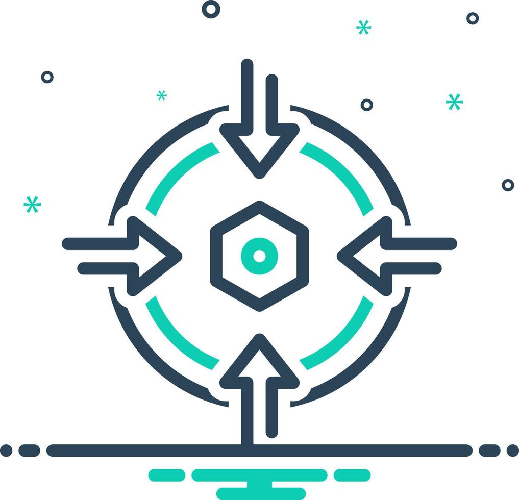 mix icon for specific vector