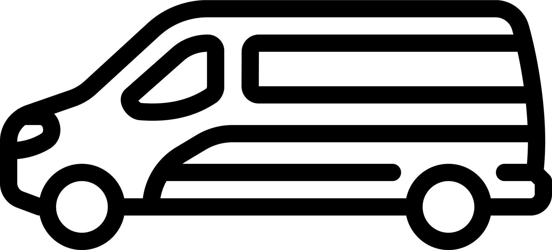 line icon for van vector