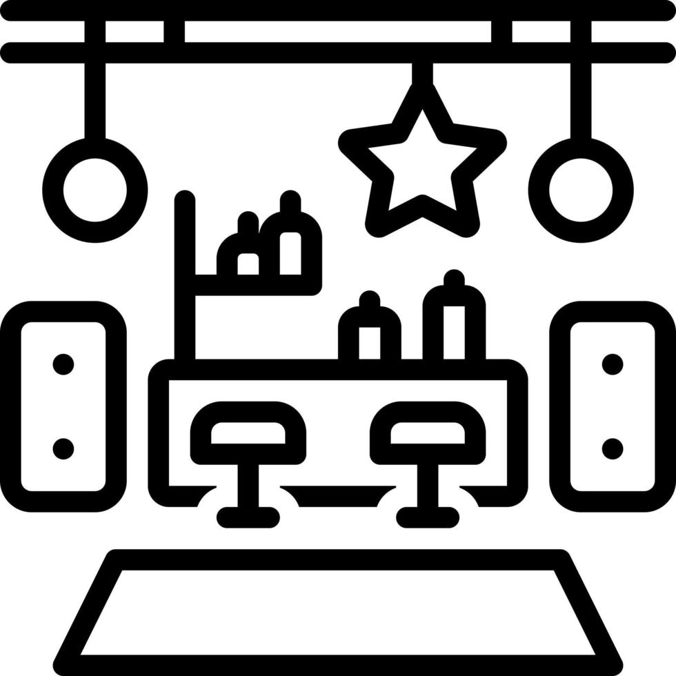 line icon for club vector