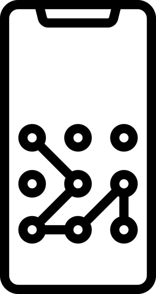line icon for password vector