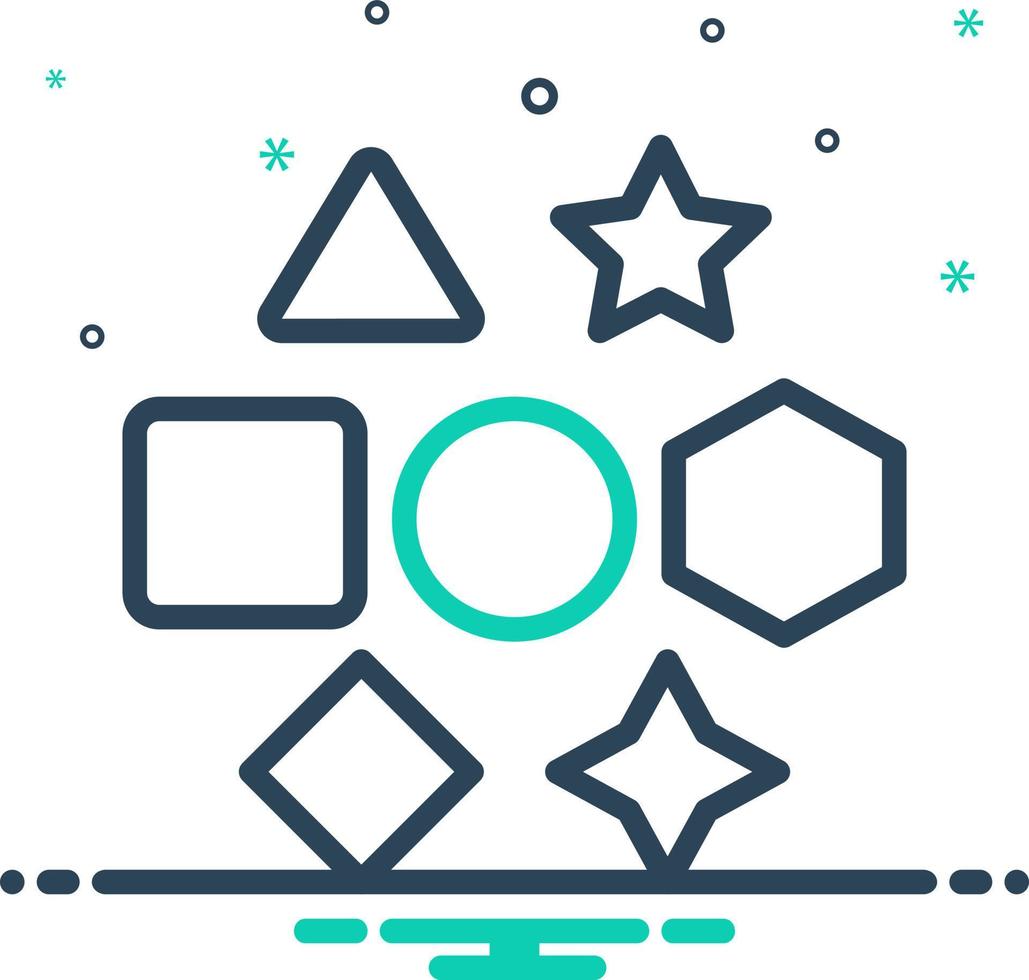 mix icon for collections vector