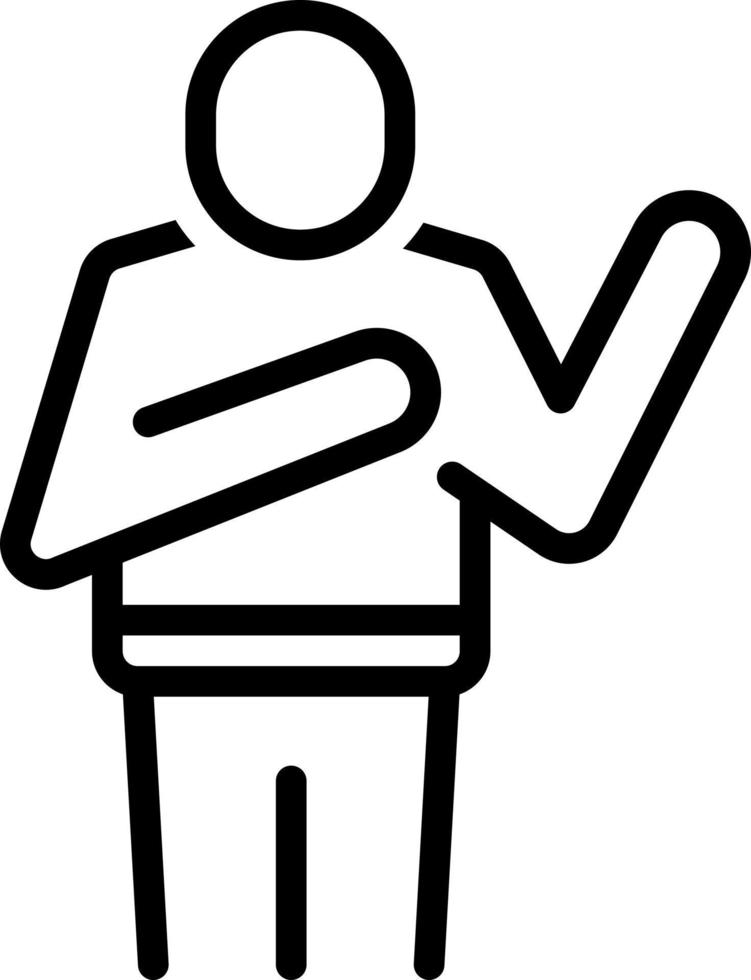 line icon for honest vector
