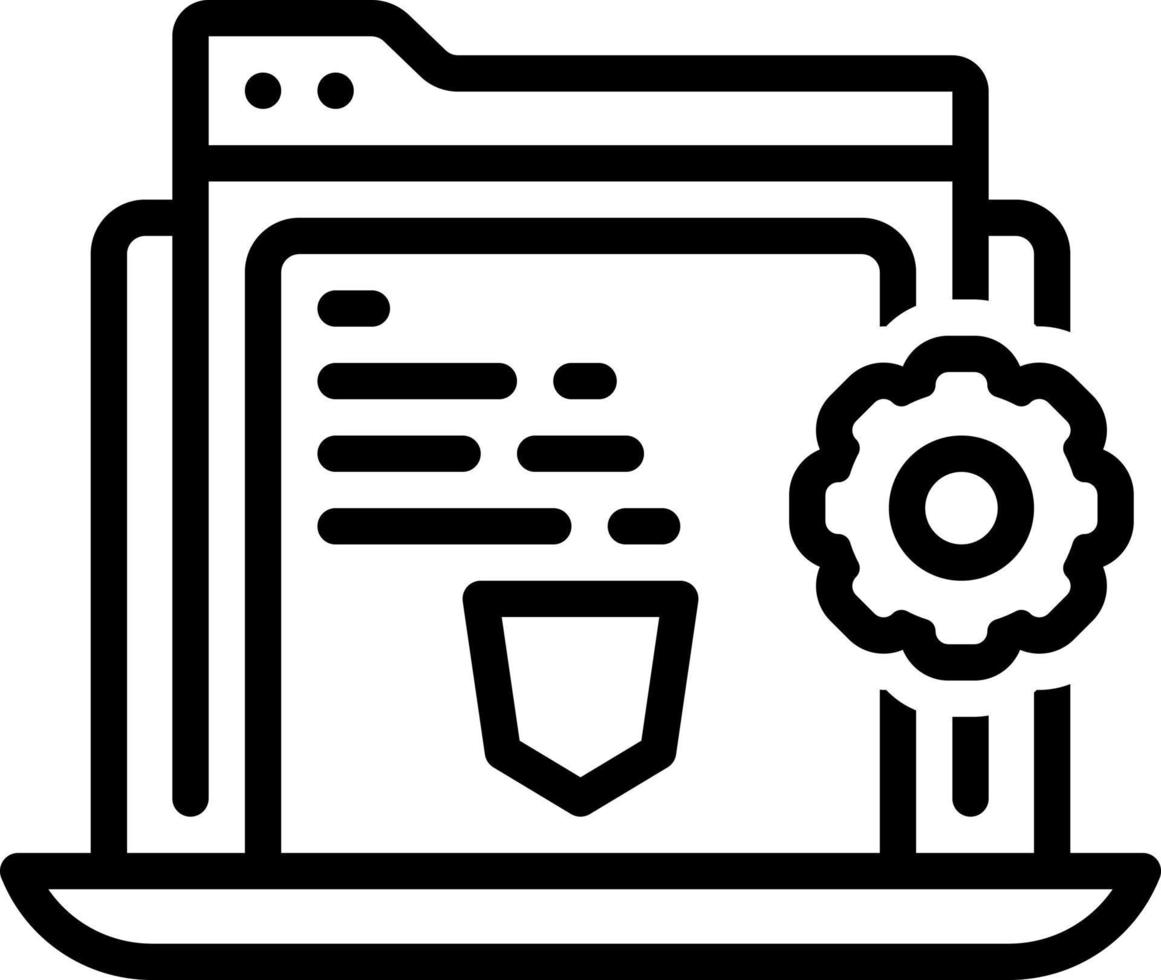 line icon for website vector