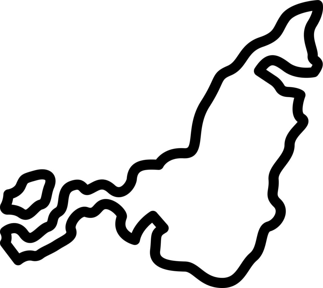 line icon for montreal vector