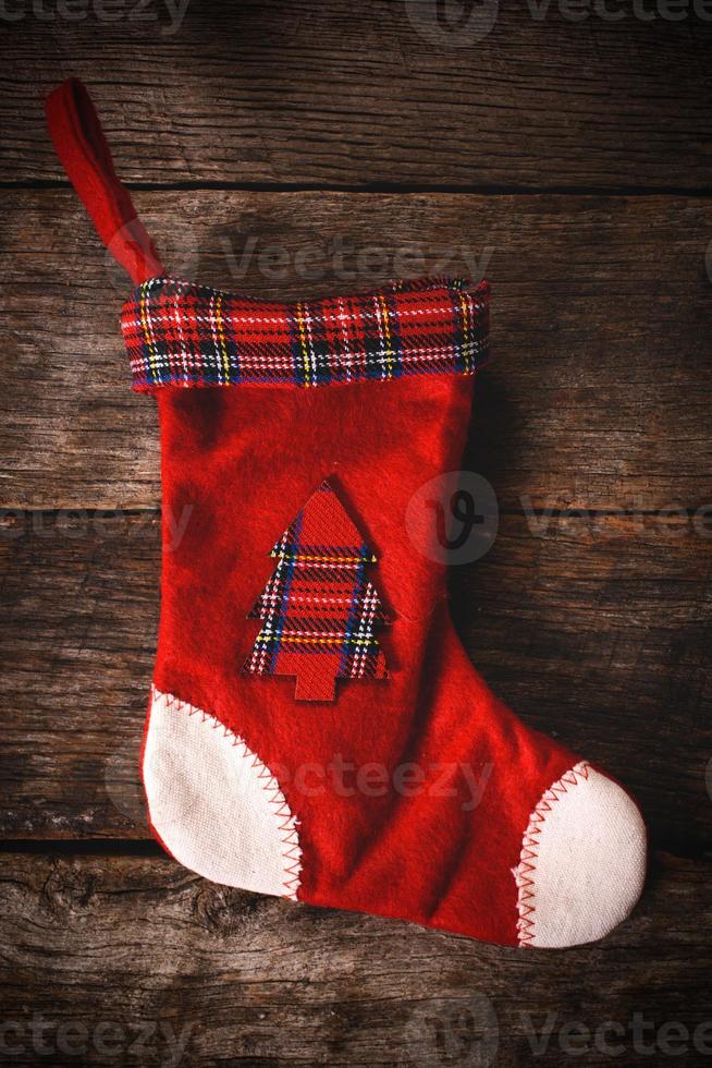Empty Christmas sock photo