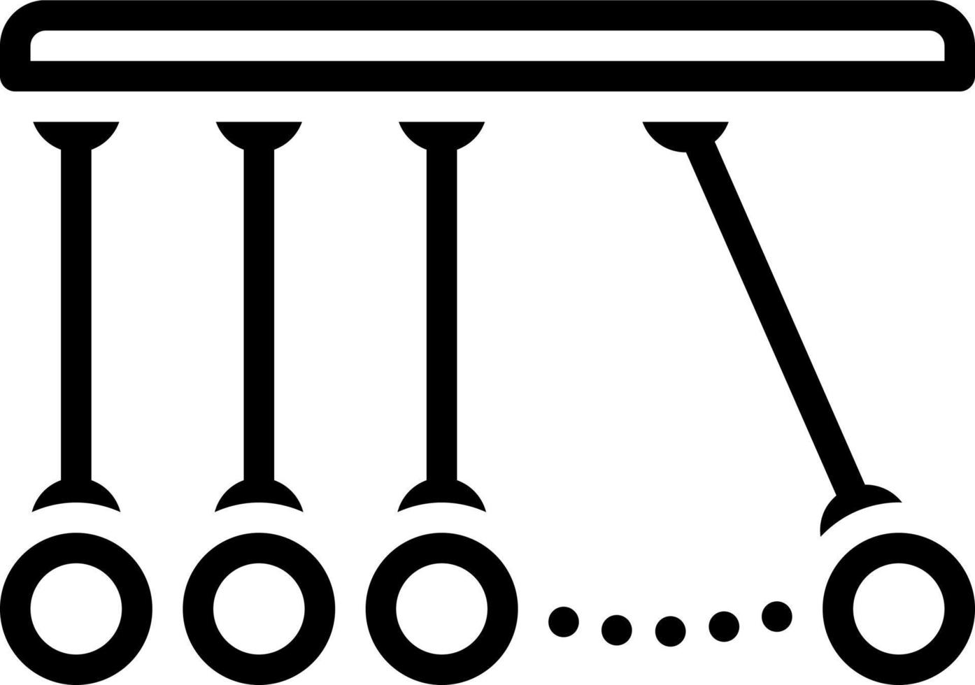 line icon for continues vector