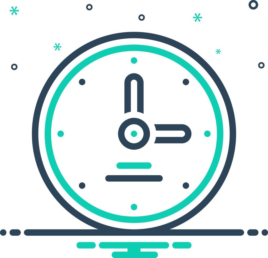mix icon for timing vector