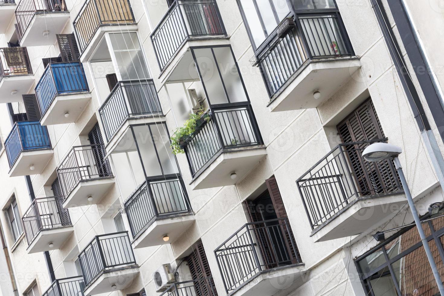 Windows and balconies photo