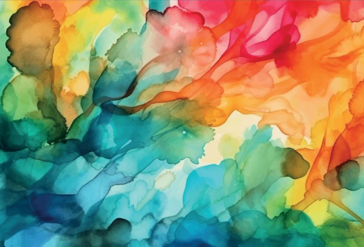 Abstract watercolor colorful background vector