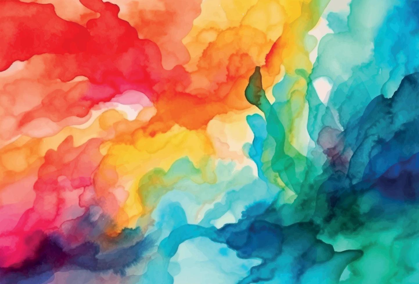 Abstract watercolor colorful background vector