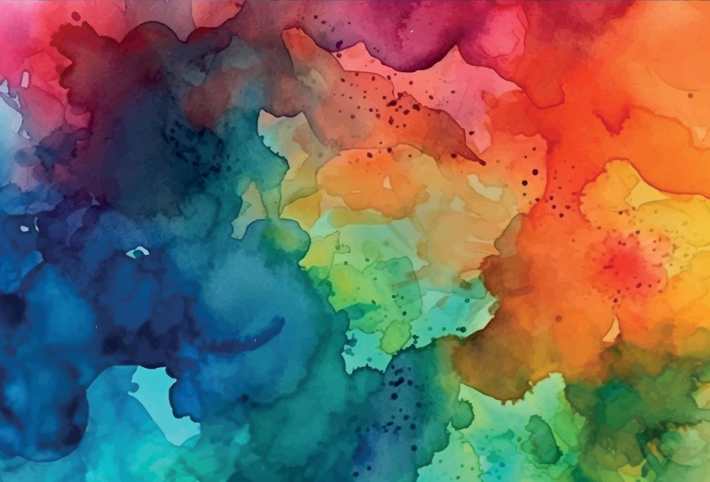 Abstract watercolor colorful background vector