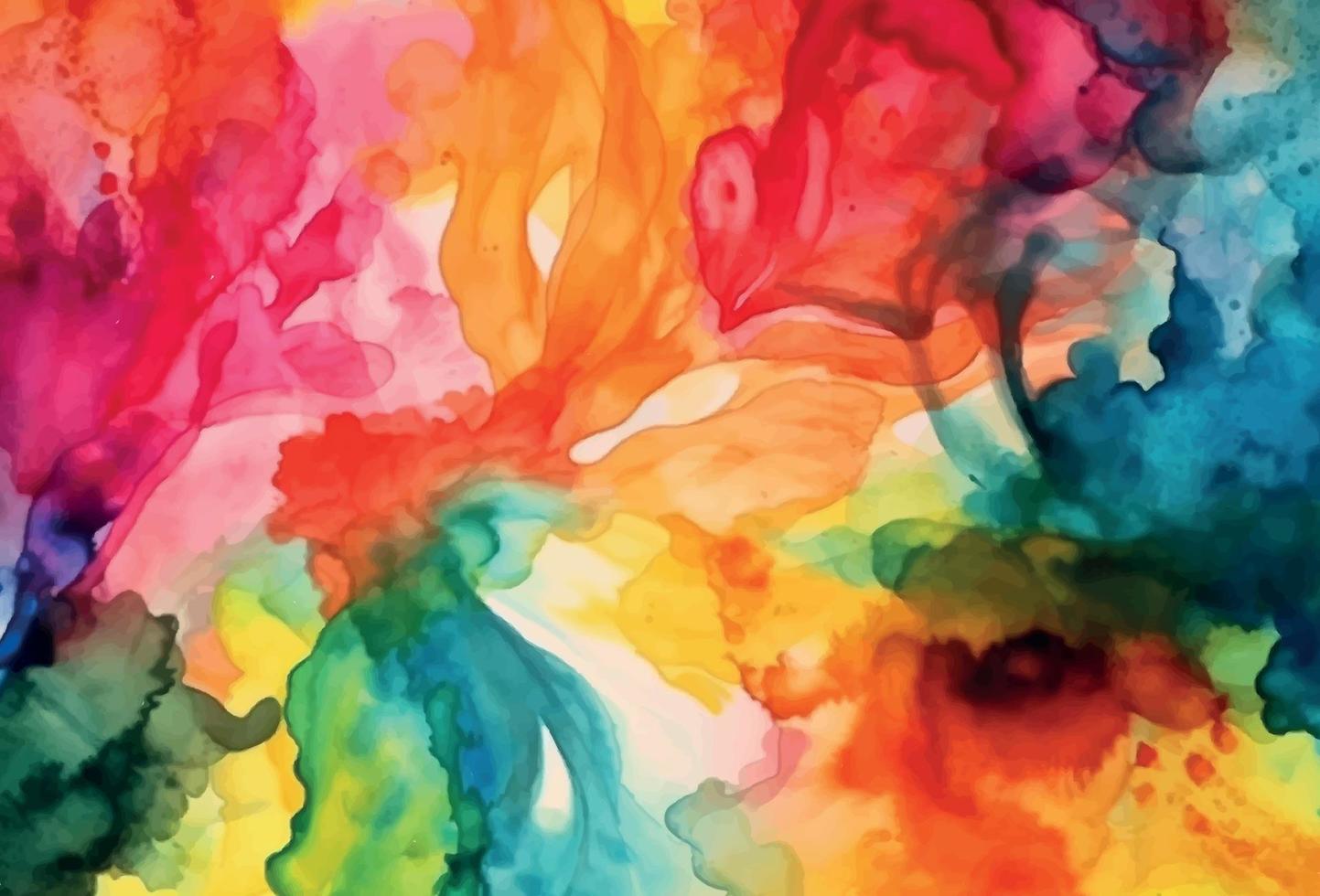 Abstract watercolor colorful background vector