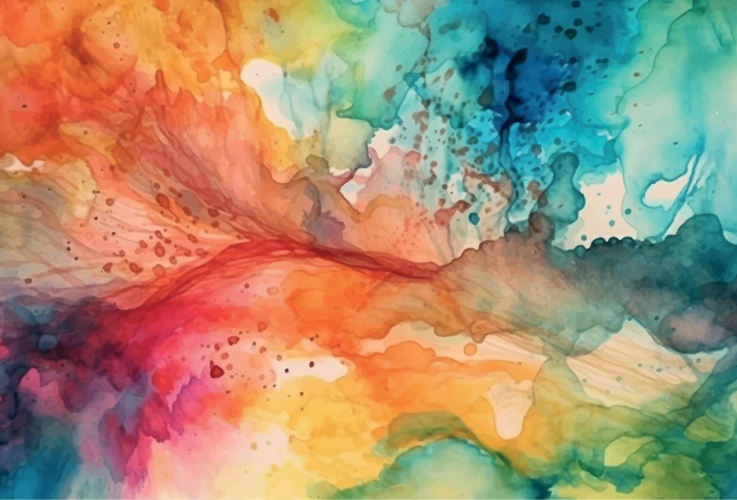 Abstract watercolor colorful background vector