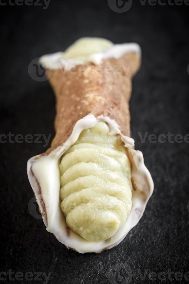 Homemade Italian Cannoli photo