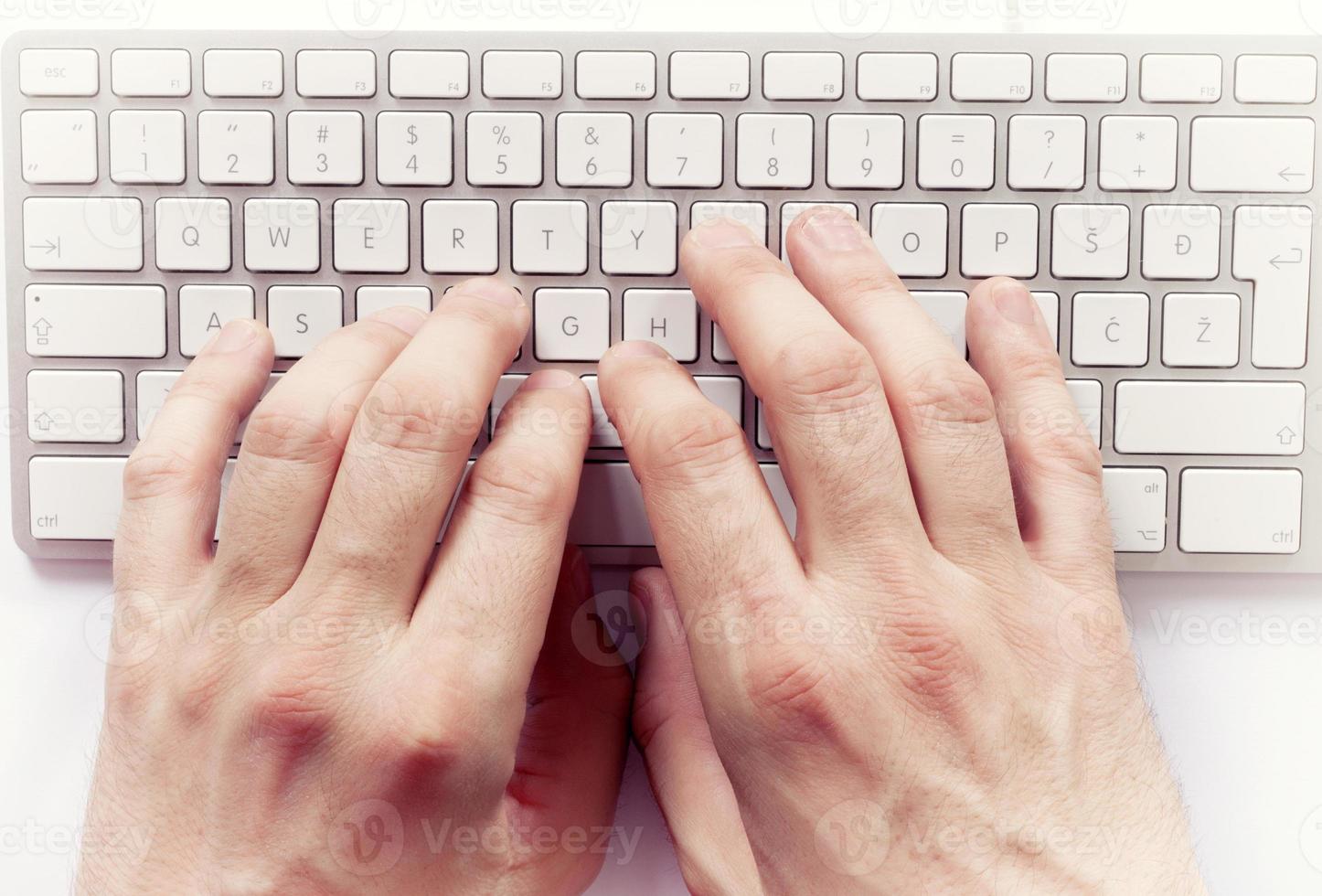 Hands on keyboard photo