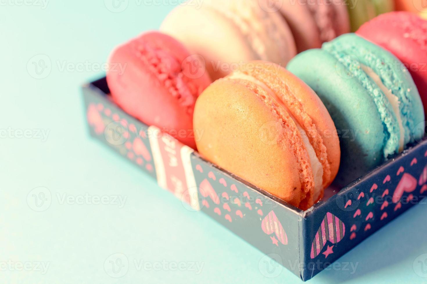 French macaroon cookies photo