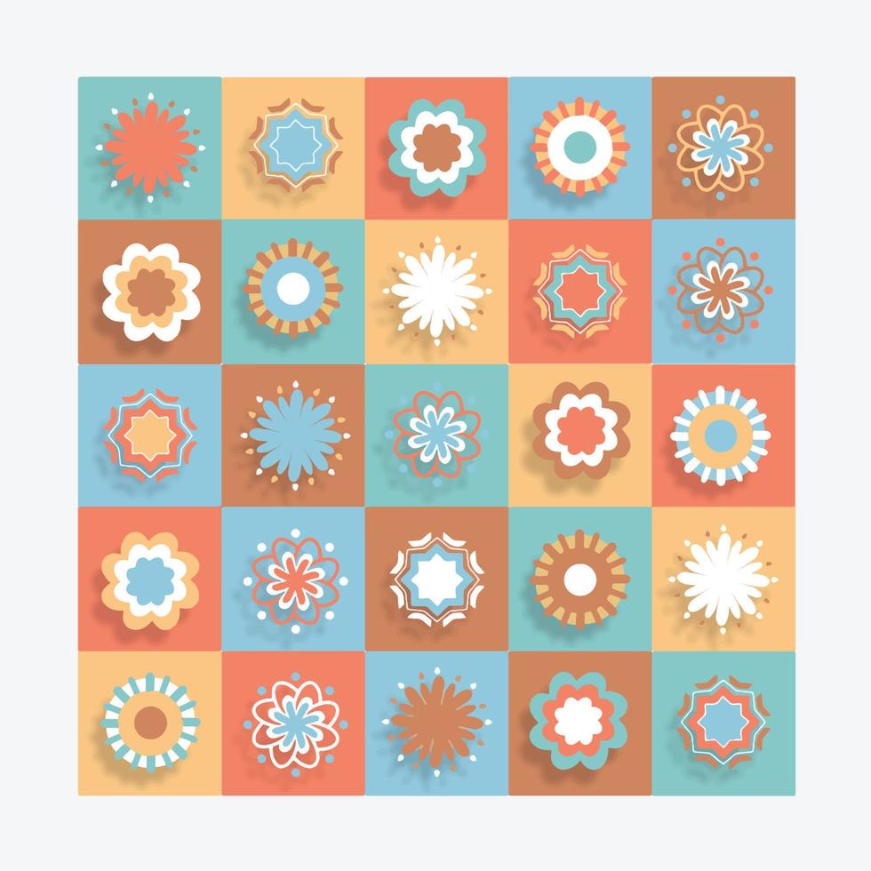 Colorful Symmetrical Pattern Vector