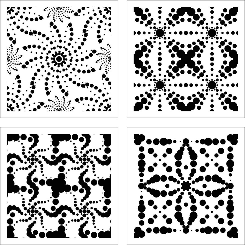 Dotted Pattern Seamless vector