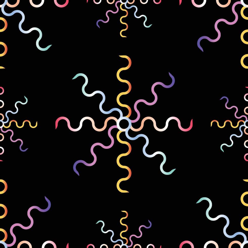 Gradient Line Pattern Inspired by Firework vector