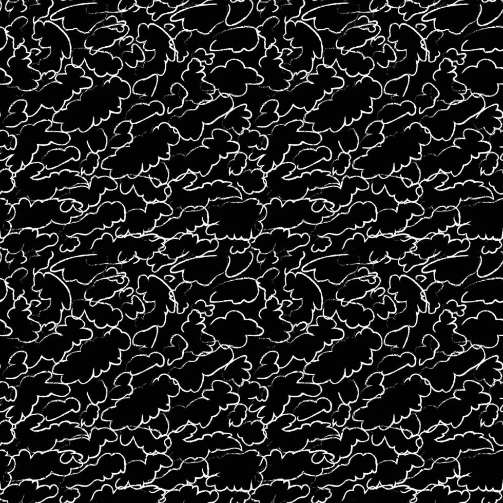 Clouds Inspired Lines in Black and White vector