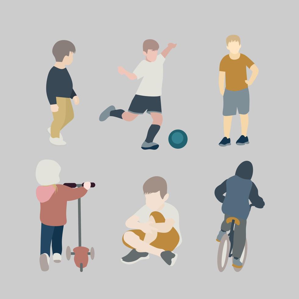 Children vector illustration