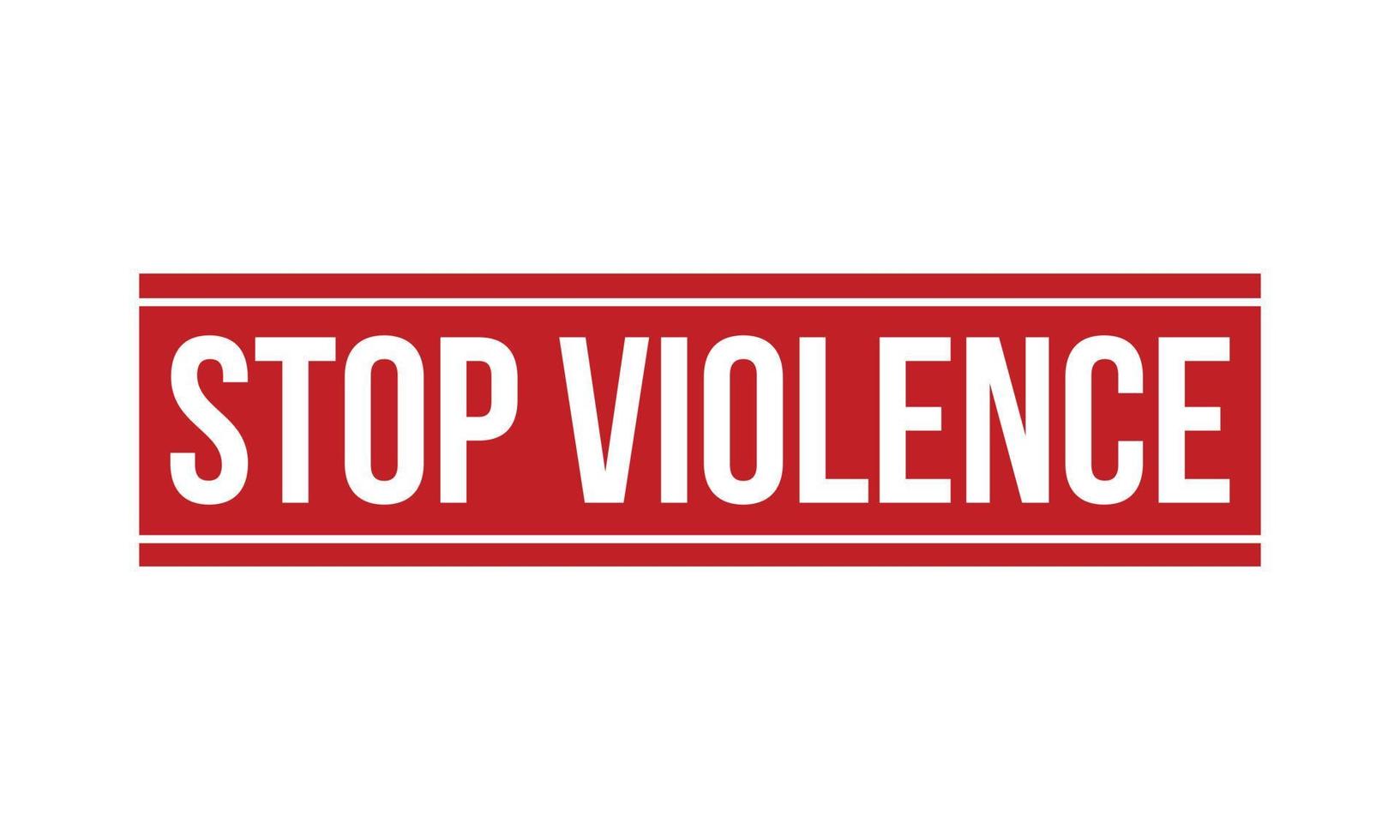 Stop Violence Rubber Stamp Seal Vector