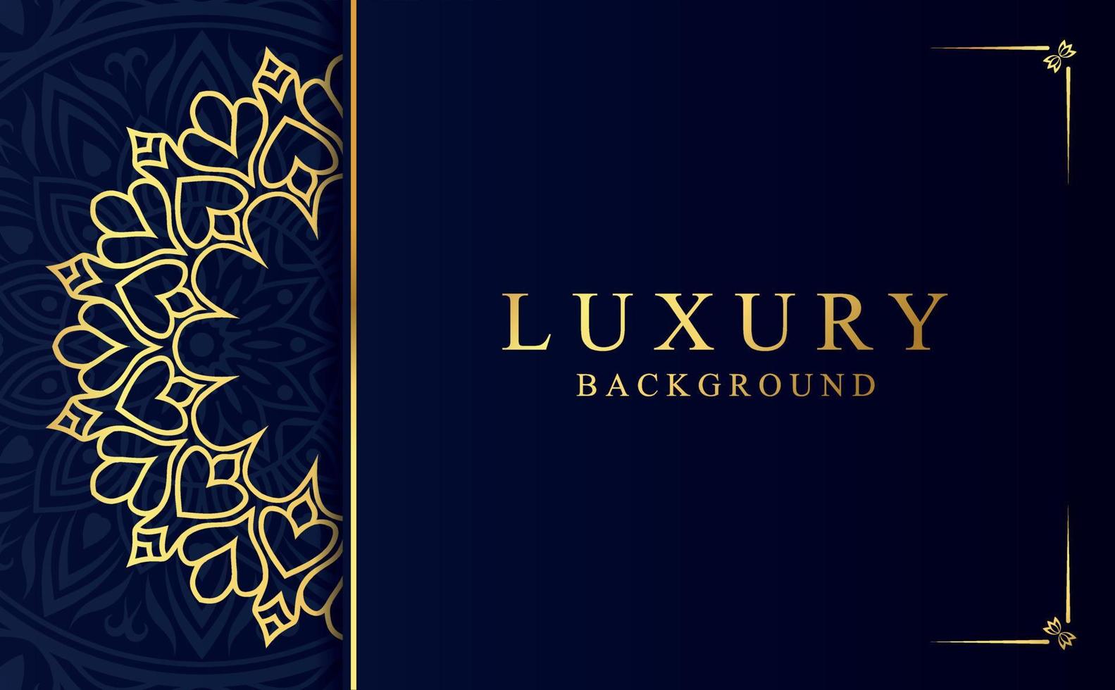 Luxury golden mandala design background in Arabic style vector