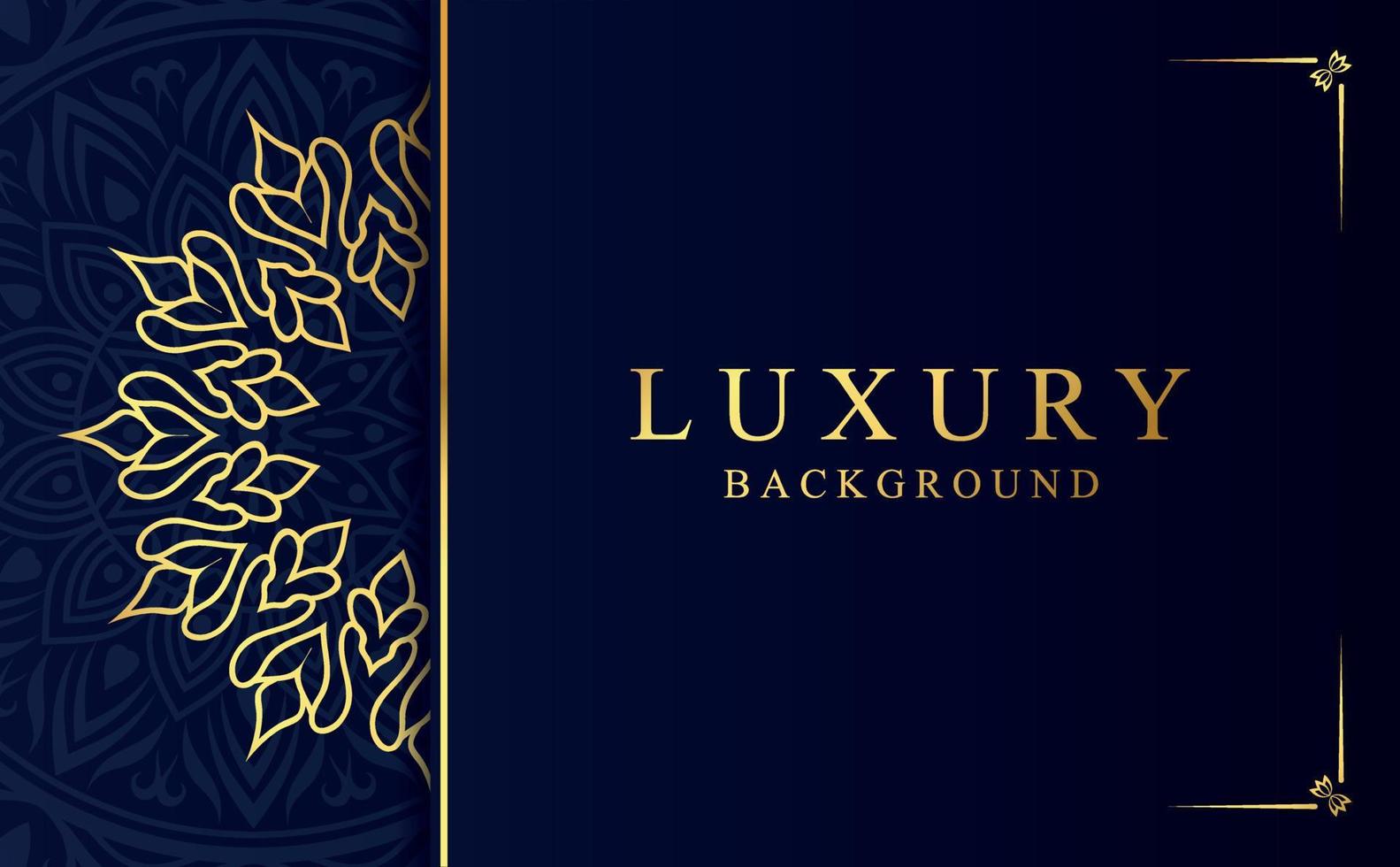 Luxury golden mandala design background in Arabic style vector