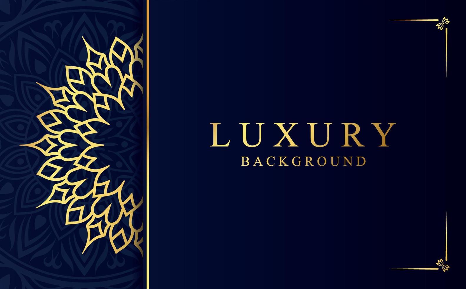 Luxury golden mandala design background in Arabic style vector