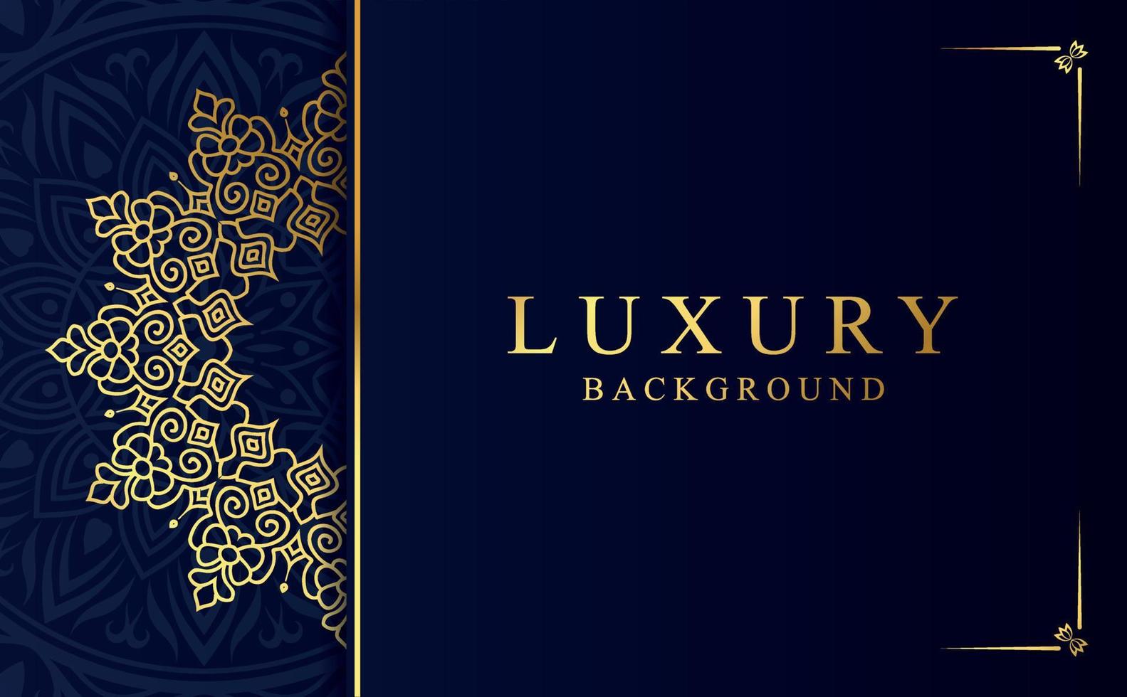 Luxury golden mandala design background in Arabic style vector
