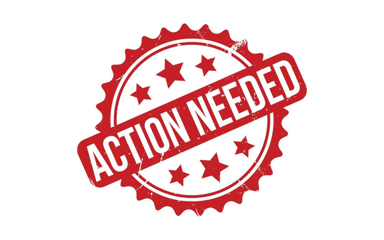 Action Needed Rubber Stamp Seal Vector 23104180 Vector Art at Vecteezy