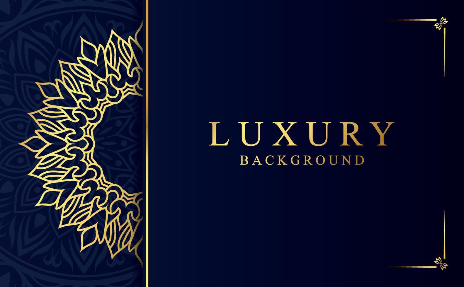 Luxury golden mandala design background in Arabic style vector