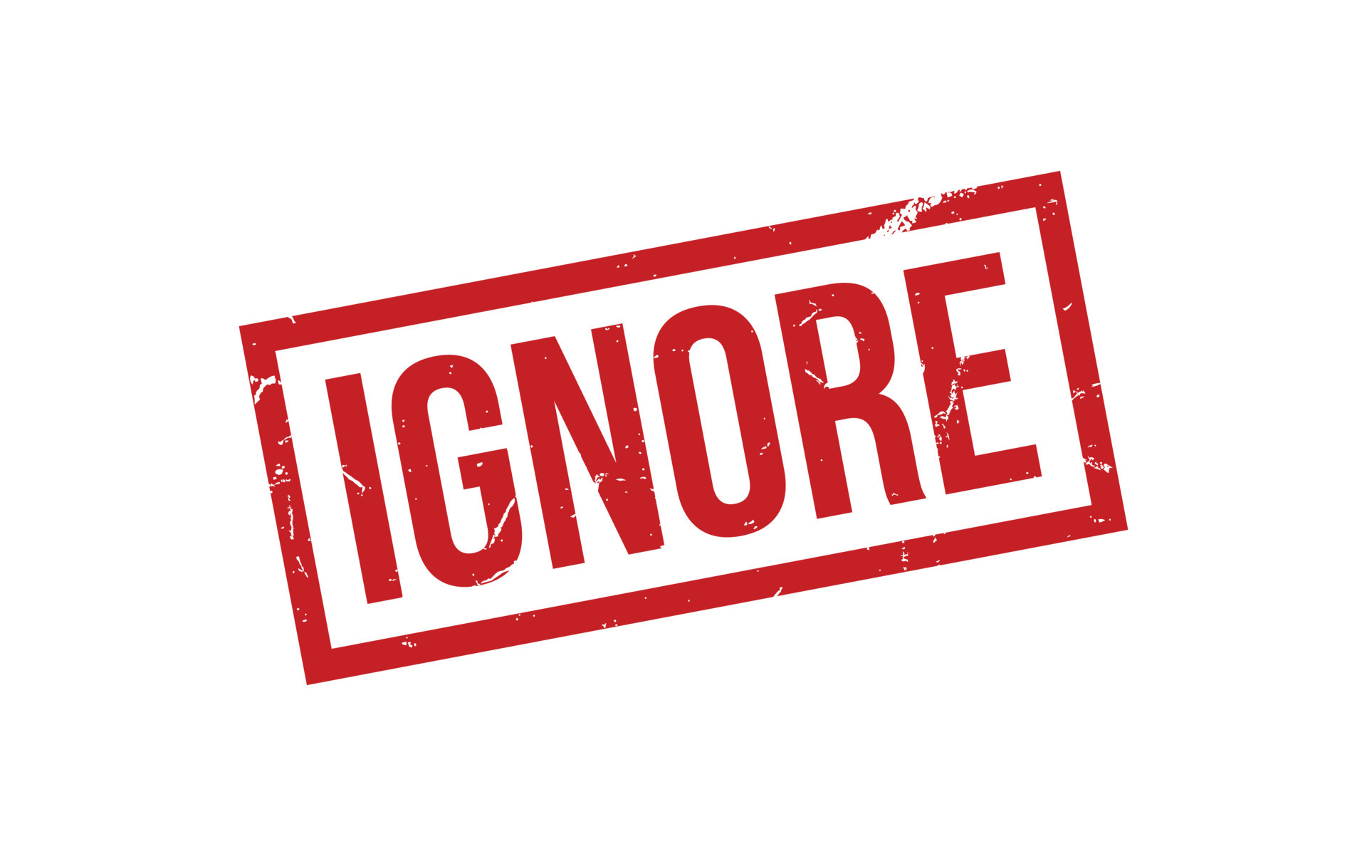 Ignore Rubber Stamp Seal Vector 23104208 Vector Art at Vecteezy