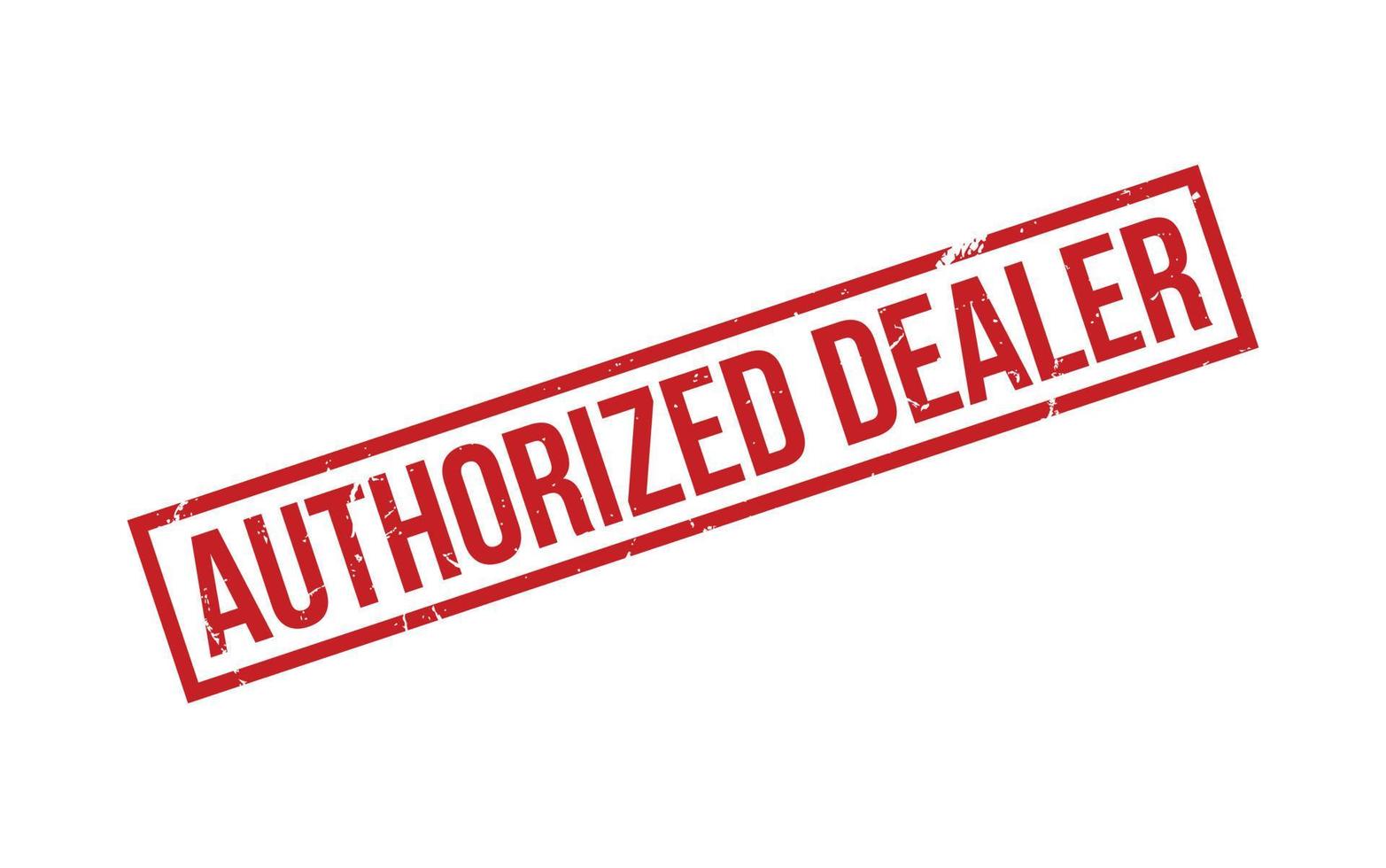 Authorized dealer Rubber Stamp Seal Vector