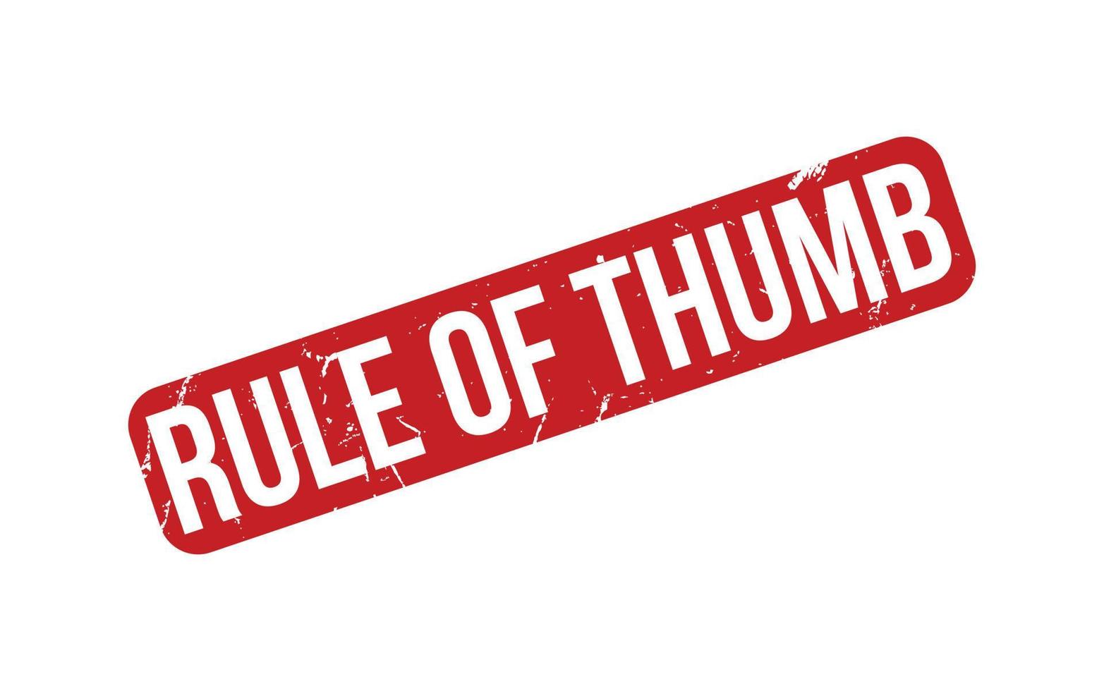 Rule of Thumb Rubber Stamp Seal Vector 23104738 Vector Art at Vecteezy