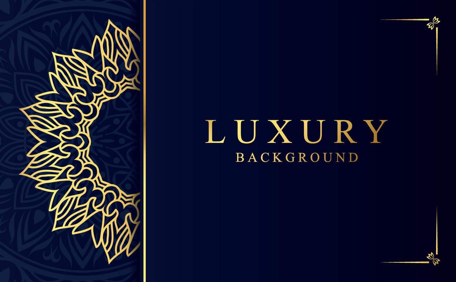 Luxury golden mandala design background in Arabic style vector