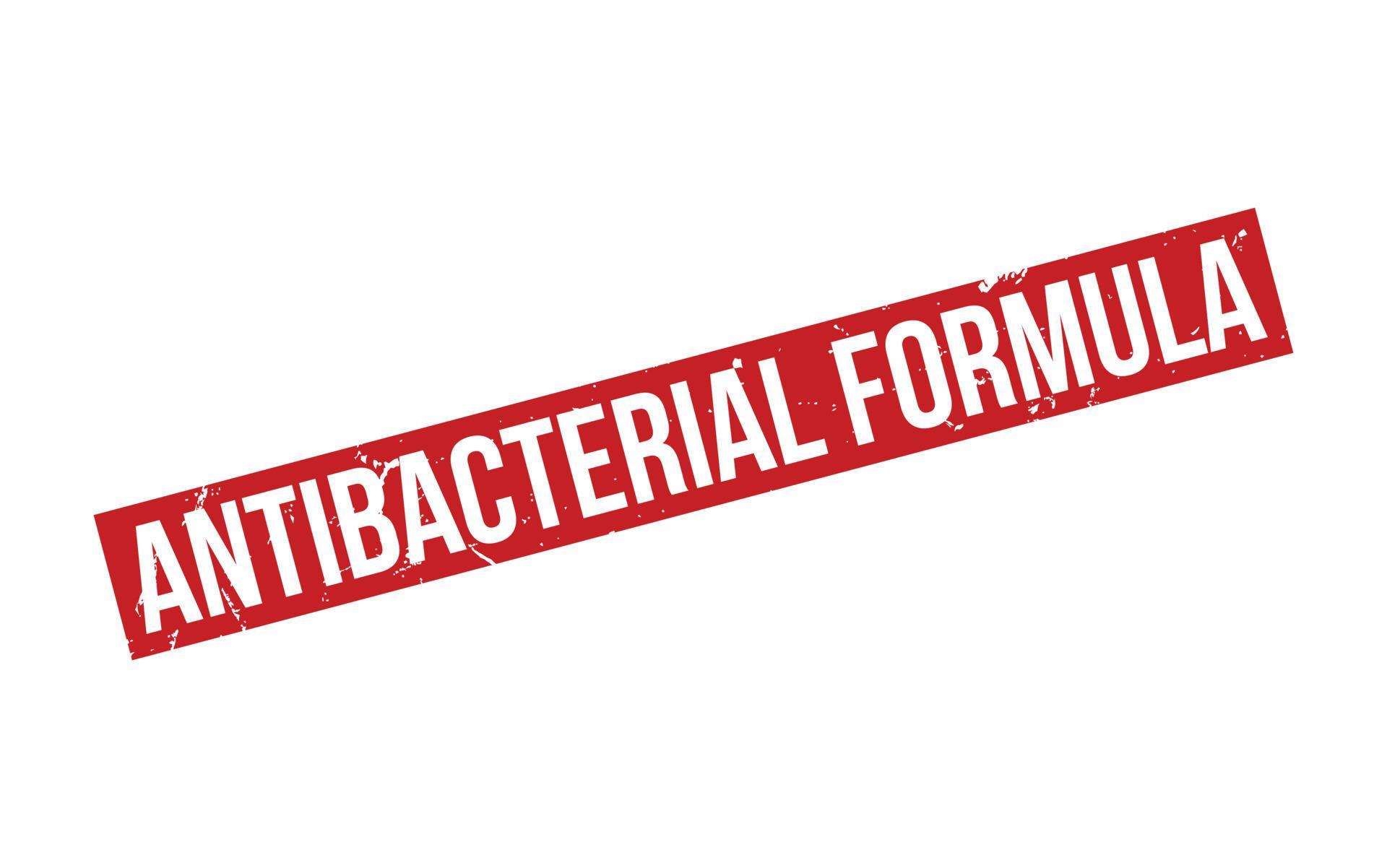 Antibacterial formula Rubber Stamp Seal Vector 23104894 Vector Art at