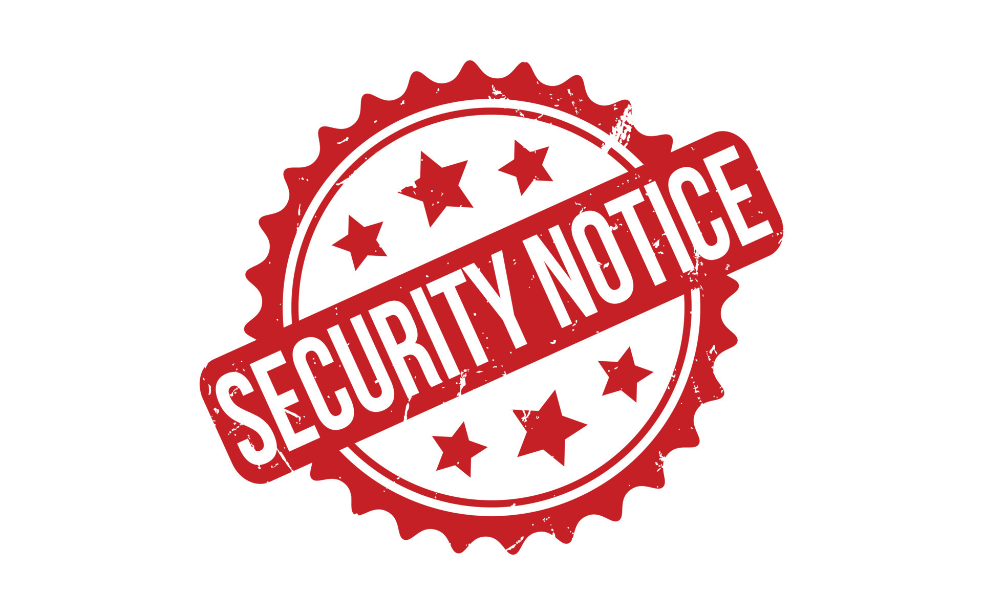 Security Notice Rubber Stamp Seal Vector 23104916 Vector Art at Vecteezy
