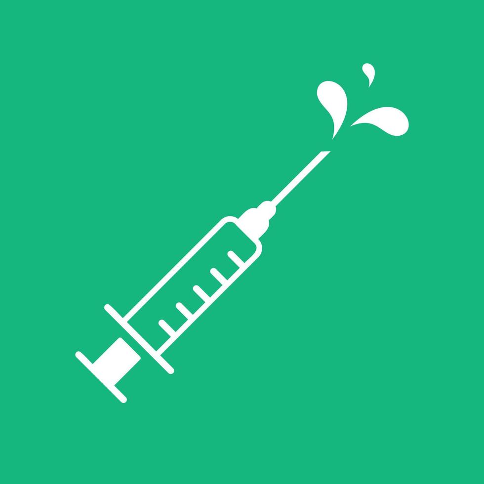 The vector file of syringe