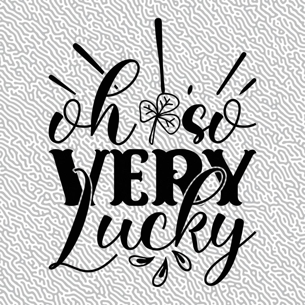 oh so very lucky vector