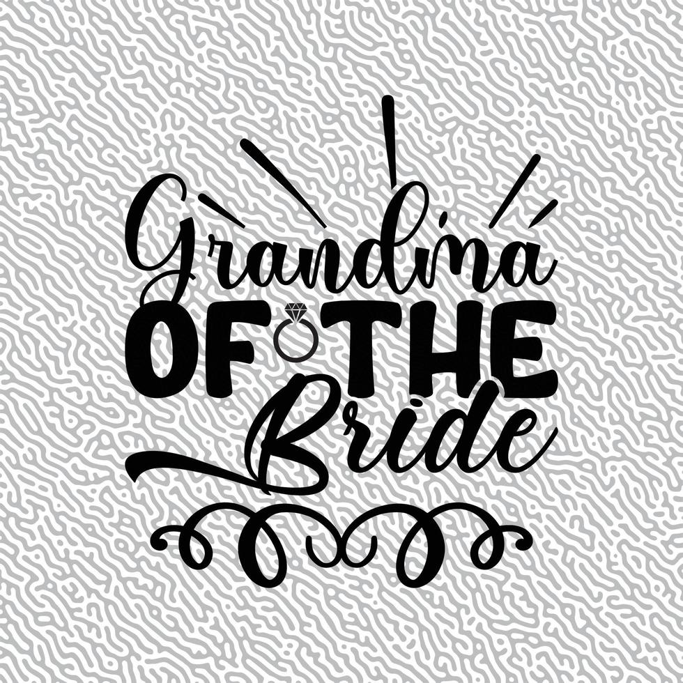 abuela de el novia vector