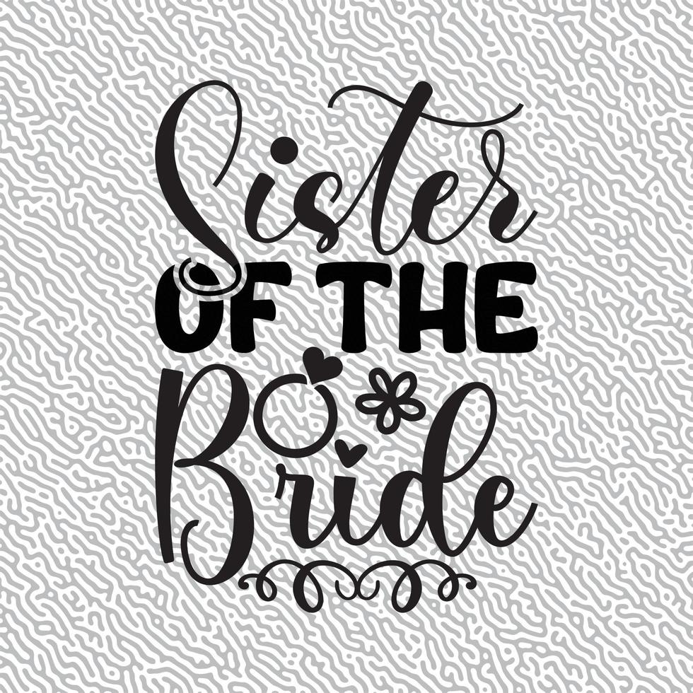 Sister of the Bride vector