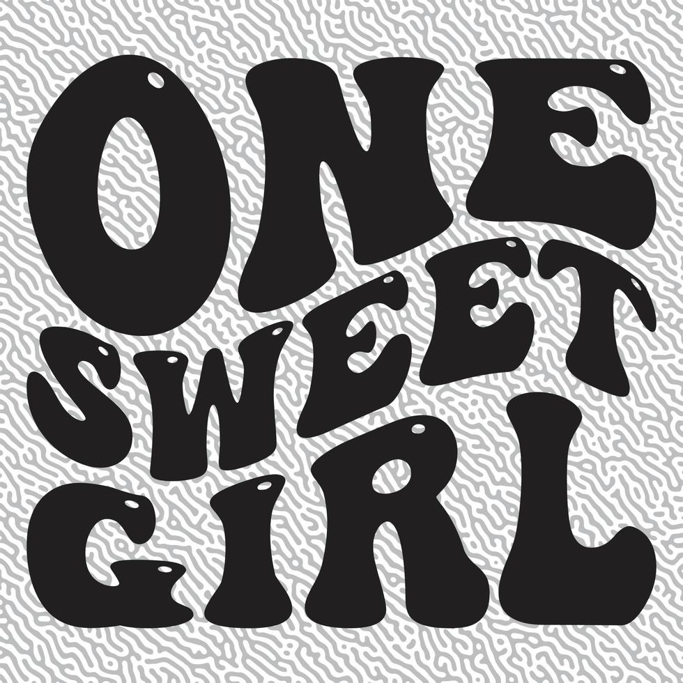 One Sweet Girl vector