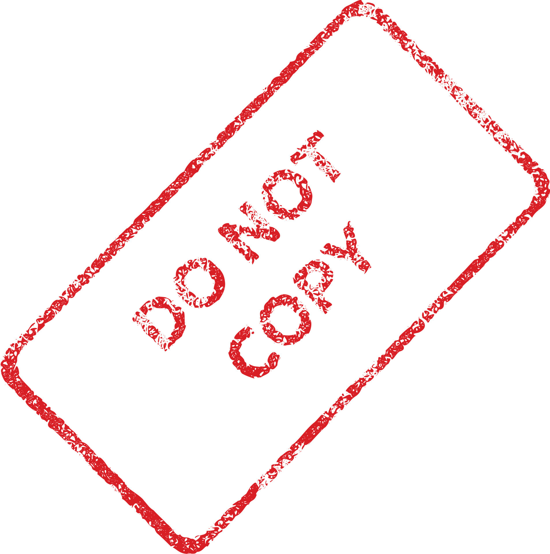 Do Not Copy Stamp Vector, Isolated Background. 23106370 Vector Art at